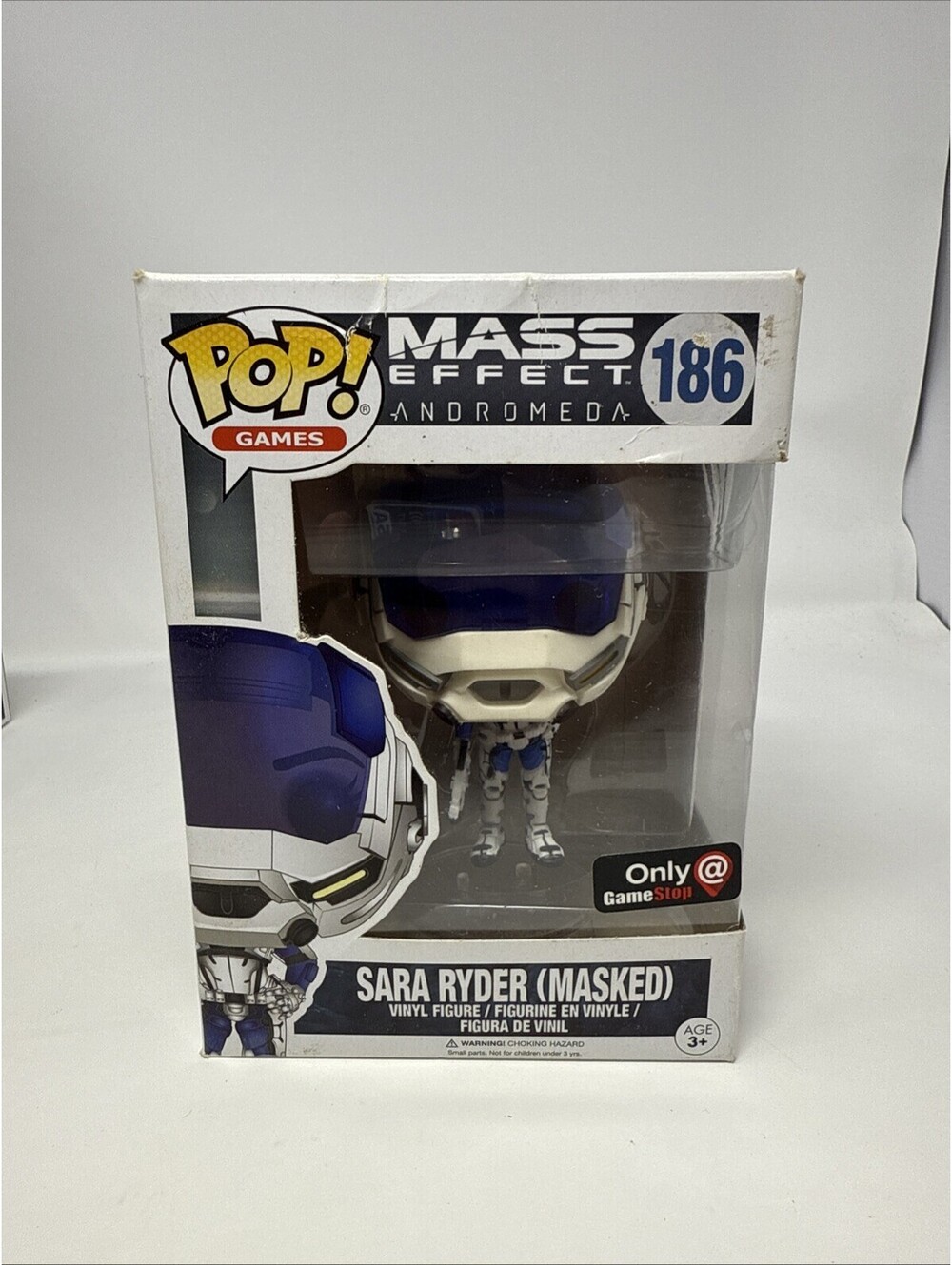 Funko Pop #186 Sara Ryder Masked Gamestop Exclusive